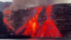Imágenes de la nueva actividad volcánica en La Palma