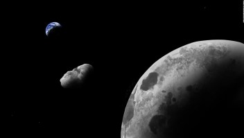 ¿Viaja un pedazo de la Luna perdido en el espacio?