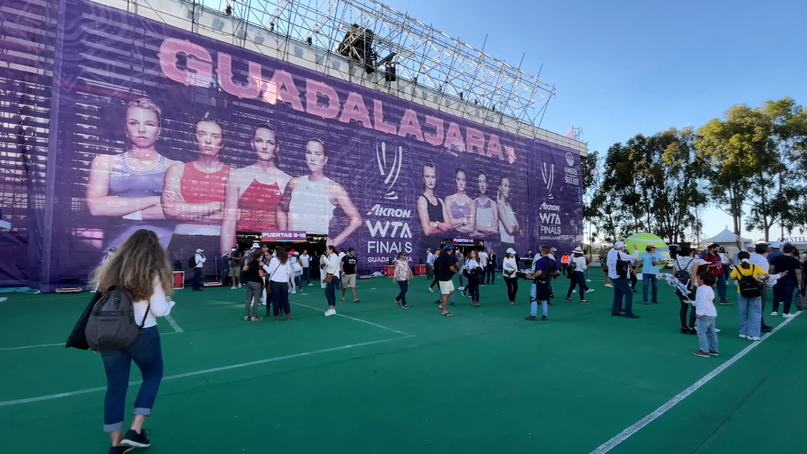 Así comenzaron las finales de la WTA en Guadalajara