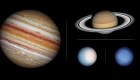 Hubble logra nuevas imágenes y hallazgos de 4 planetas