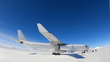 El vuelo de Airbus A340 a la Antártida tomó 3 horas