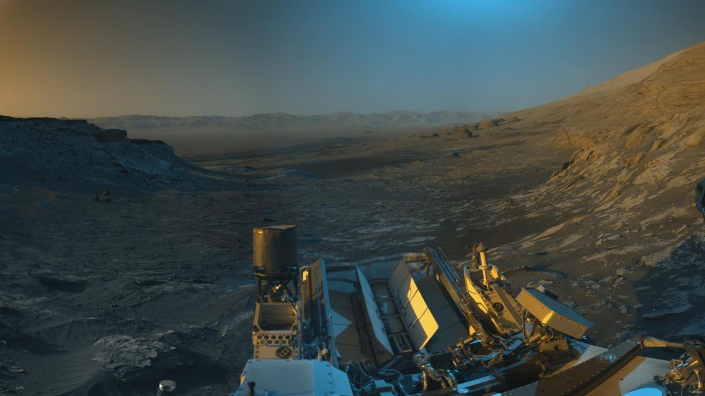 Curiosity envía foto artística de paisaje desde Marte