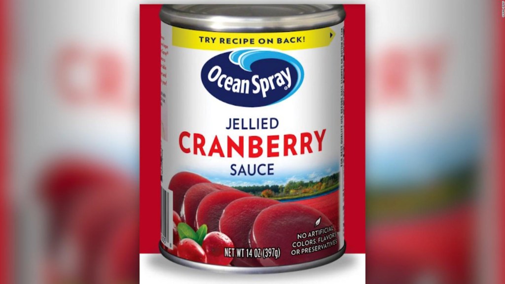 Why is this cranberry sauce being labeled backwards?