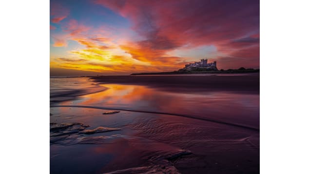 Rcoky Shore impresionante puesta de sol Print-Varios Tamaños-Idea de Regalo 