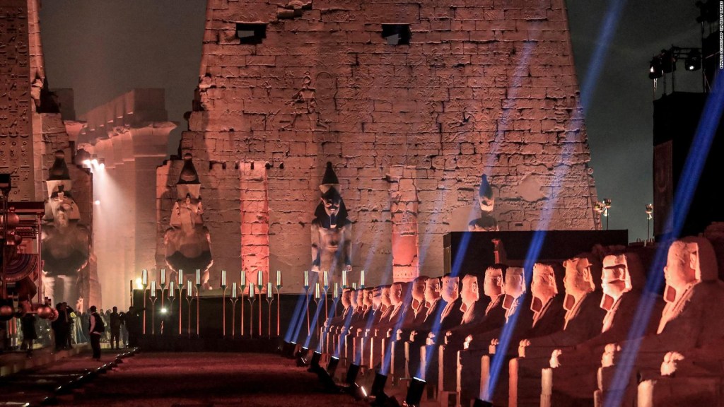 Egipto reabre la antigua Avenida de las Esfinges con una gran ceremonia