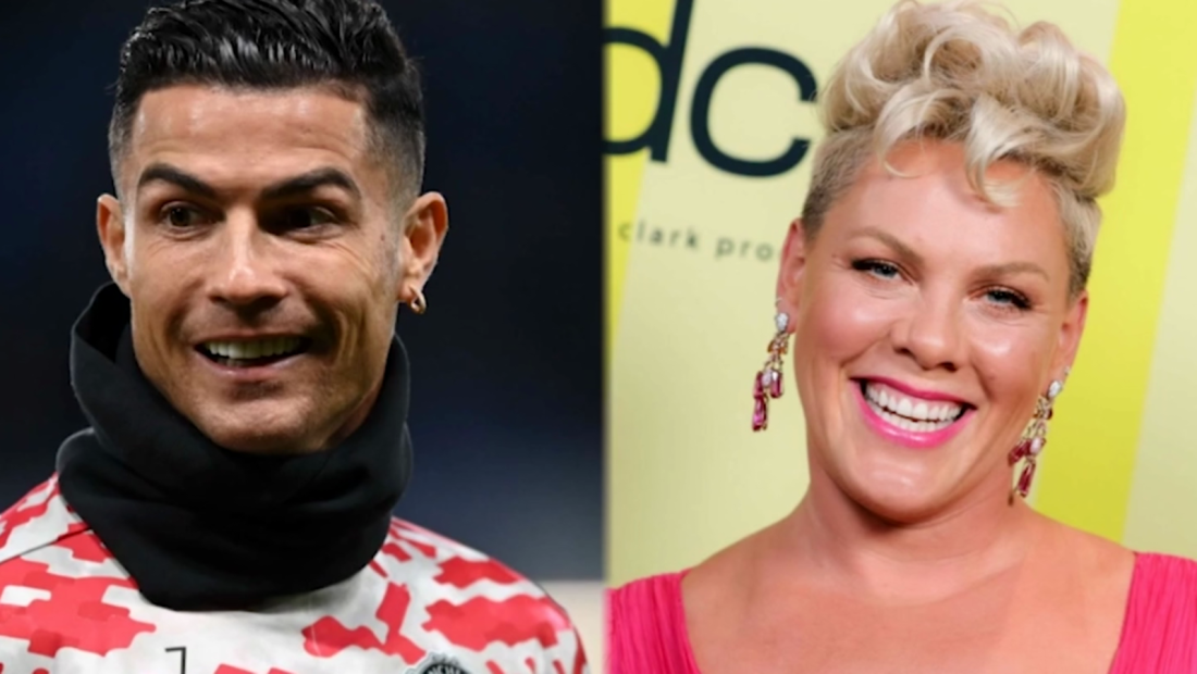 Cristiano Ronaldo y Pink, unidos por una buena causa