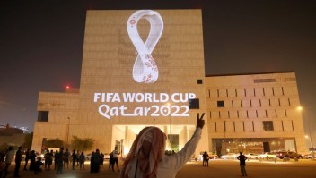 En la imagen, el logo del Mundial de Qatar 2022.