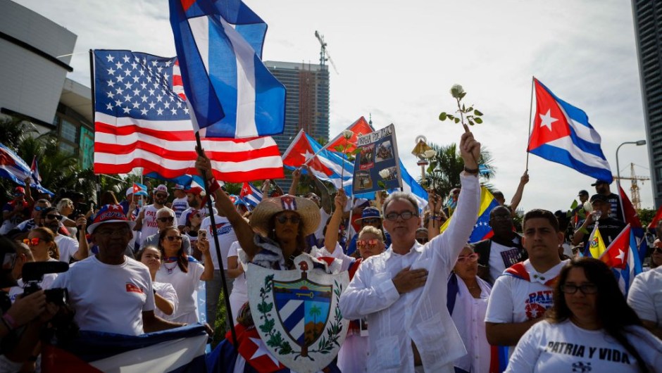 Protestas ANTI CUBA EN MIAMI 14 de NOVIEMBRE 2021