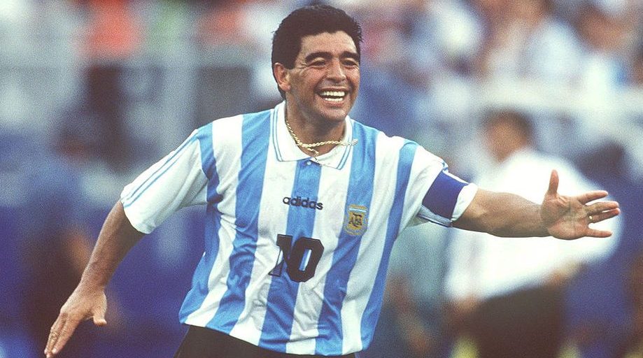 Diego Maradona, durante el Mundial de 1994