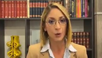 Jennifer Arias, la funcionaria colombiana acusada de plagio. (Foto: captura de video)