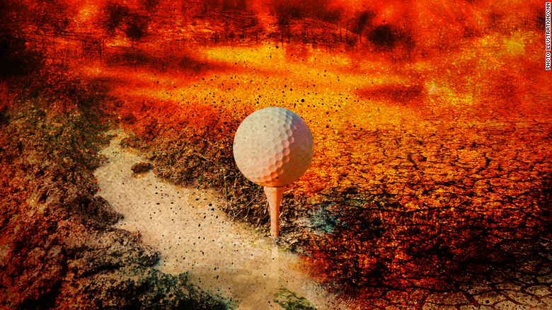 golf cambio climático