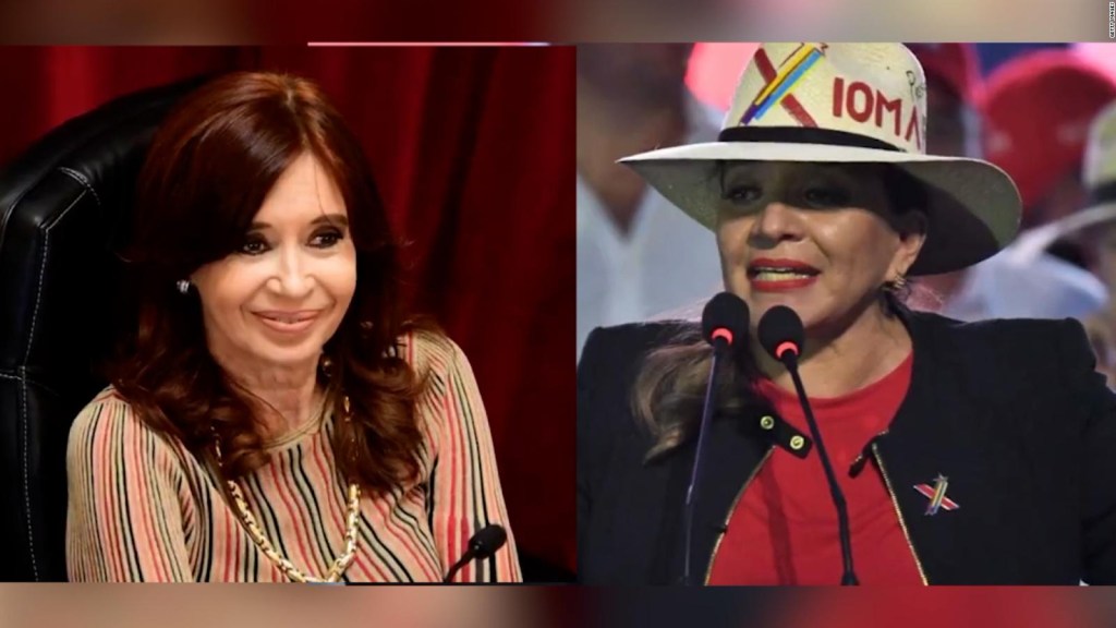 Xiomara Castro agradece a "presidenta" Cristina F. de Kirchner