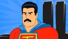 Caricatura muestra a Maduro como un superhéroe "luchar contra el imperio"