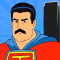 Caricatura muestra a Maduro como superhéroe "luchando contra el imperio"