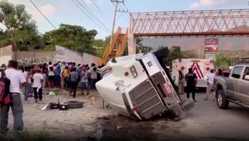 Accidente en México deja al menos 49 muertos