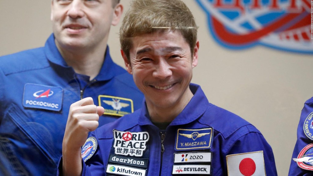 Pierwsze zdjęcie Yusaku Maezawy w kosmosie
