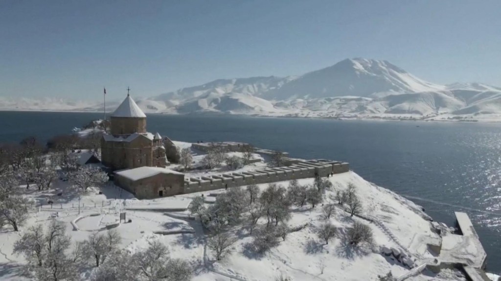 See the majestic Armenian church covered in snow