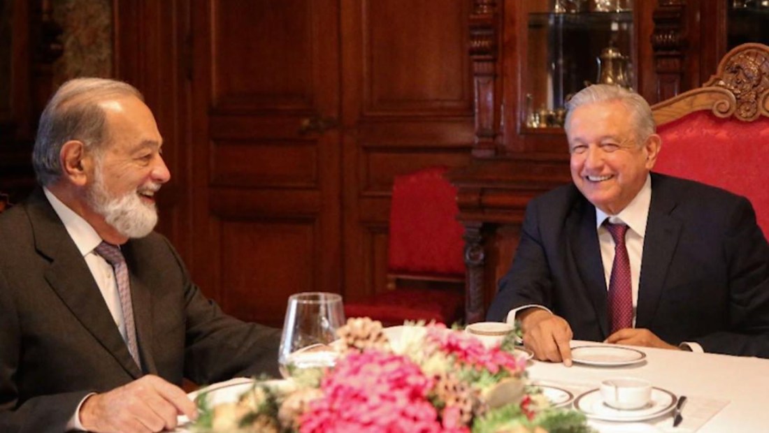 Lo que dijo López Obrador sobre su desayuno con Slim