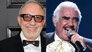 Emilio Estefan y Vicente Fernández