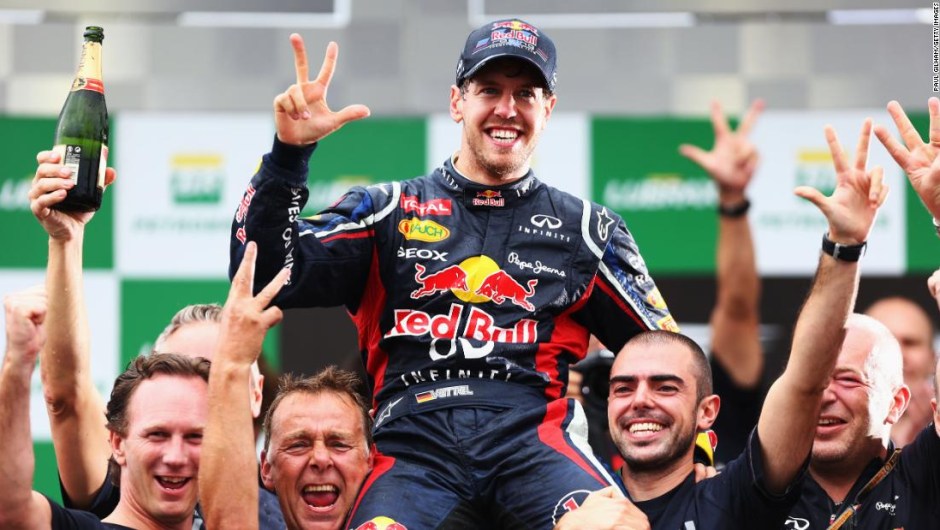 Vettel fue cuatro veces campeón en la Fórmula 1