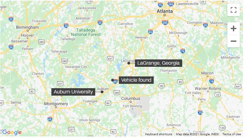 mapa Georgia estudiante