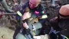 Increíble rescate de 2 perros atrapados en Italia