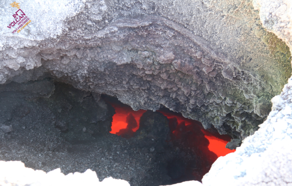 Lo que encontraron en el cráter del volcán de La Palma
