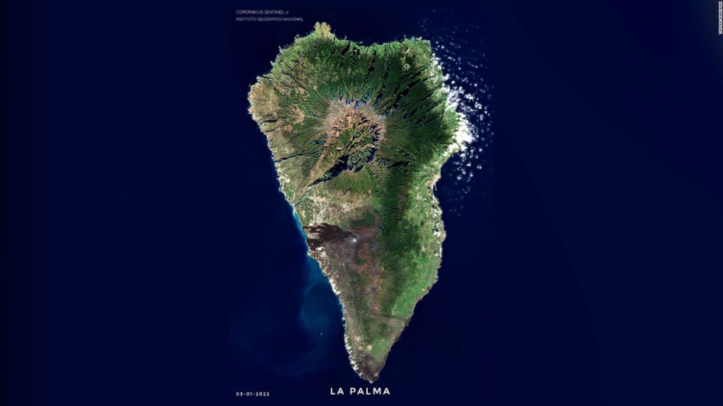 Así se ve La Palma tras erupción del volcán Cumbre Vieja