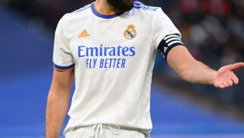 Playera del Real Madrid en la temporada 2021/2022.