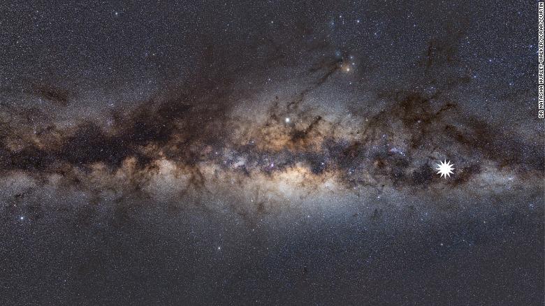 mysterious object milky way