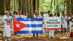 Integrantes del grupo opositor de Cuba Damas de Blanco, en una imagen de archivo.
