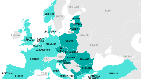 mapa OTAN