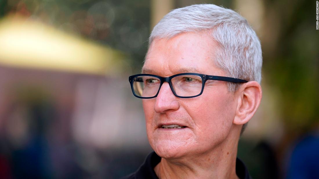 Tim Cook was allegedly threatened and harassed by a woman