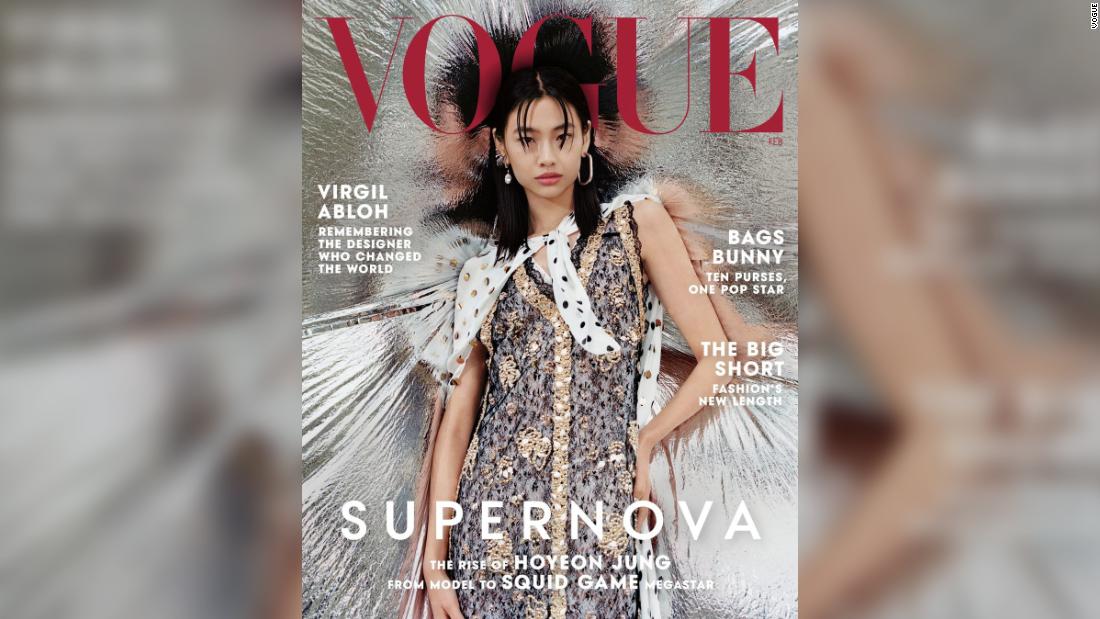 Hoyeon Jung is the first Korean to appear on the cover of Vogue