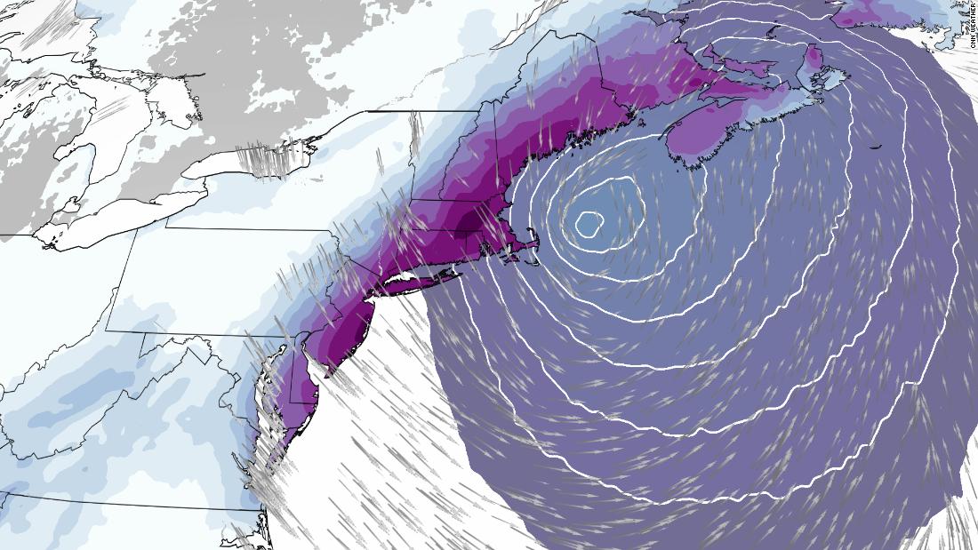 Heavy snow and blizzards will hit the northeastern US