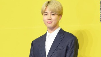 Jimin, de BTS, en una conferencia de prensa en Seúl, Corea del Sur, el 21 de mayo de 2021