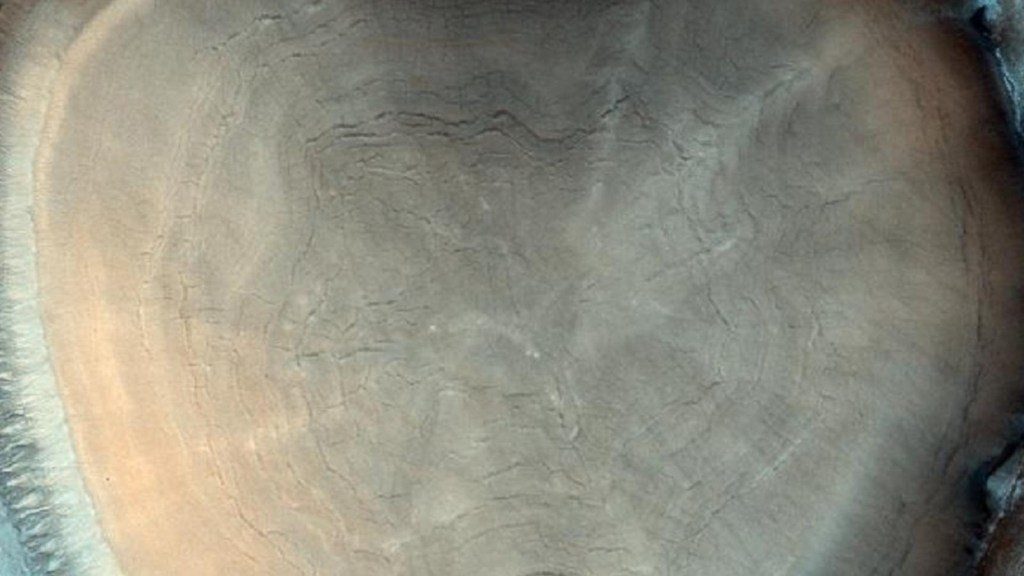 Imágenes rivelano come era el clima en Marte