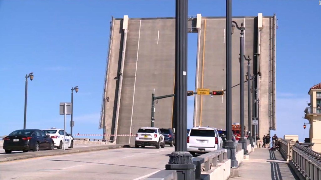 Woman dies after falling from a drawbridge that opened while crossing