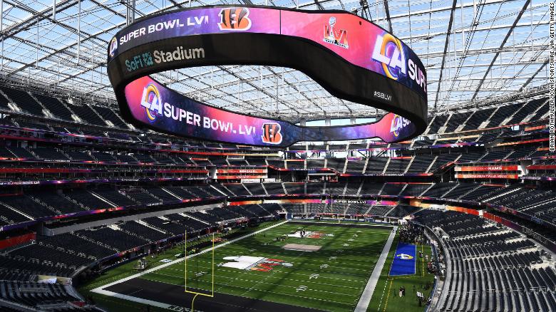 pantalla estadio Super Bowl