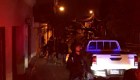 Presencia policial frente a la casa de Juan Orlando Hernández