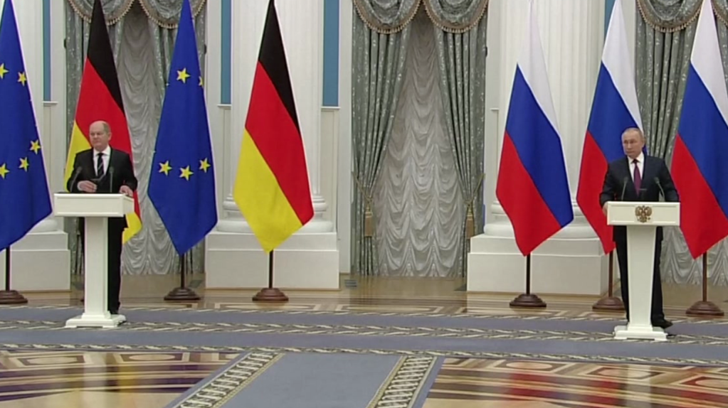 Kanselir Jerman setelah pertemuannya dengan Putin: "Diplomasi tidak habis-habis"
