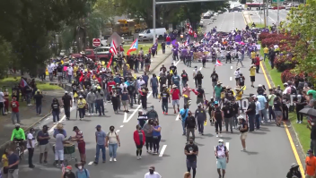 Organizaciones sindicales protestan en Puerto Rico