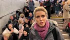 Ucranianos usan el metro como refugio