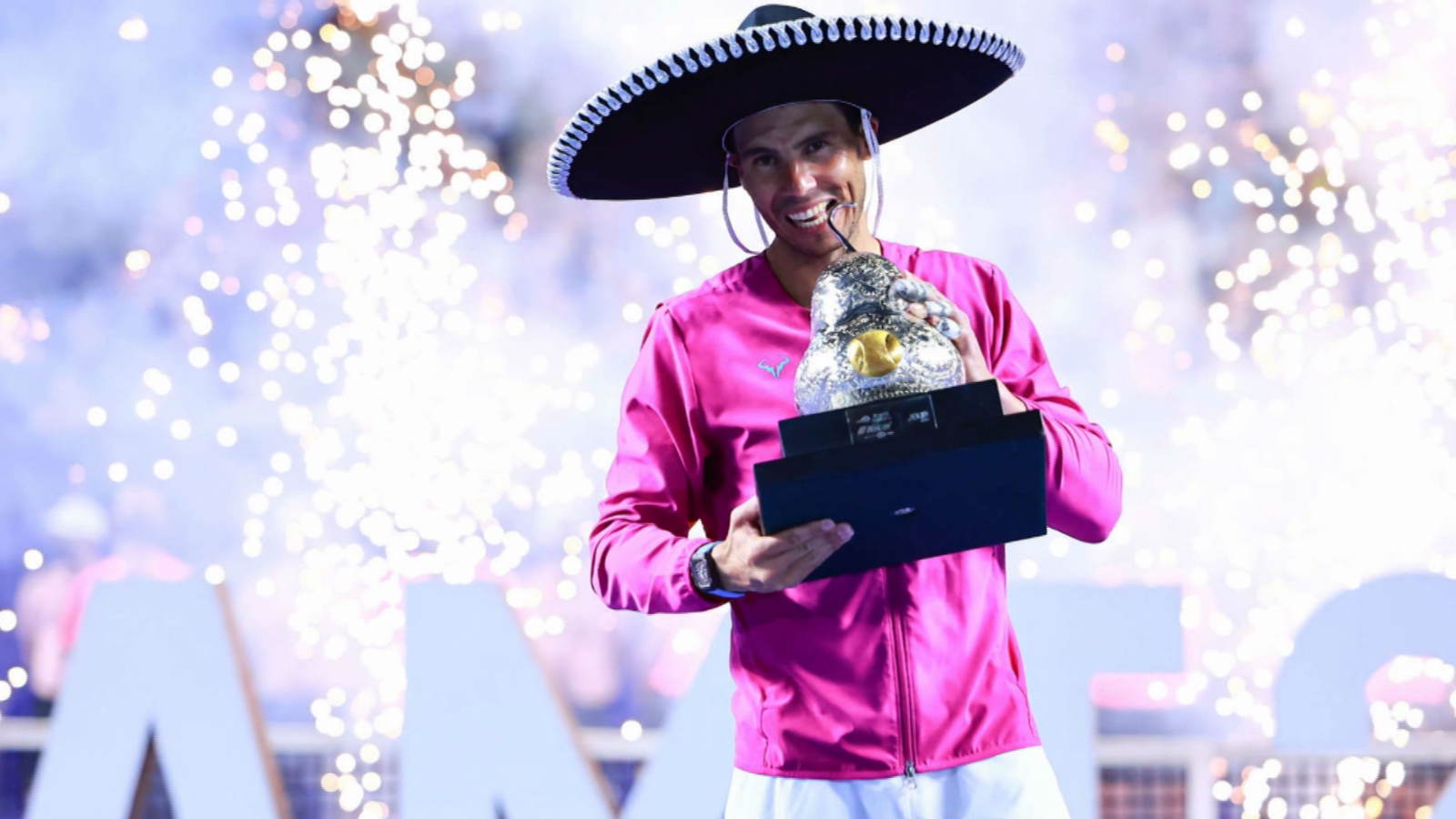 Rafa Nadal, champion of a Mexican Tennis Open that is growing more and