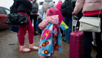 El drama en un campo de refugiados ucranianos en Polonia