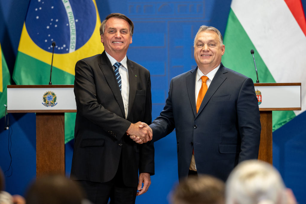 Bolsonaro visita al primer ministro de Hungría