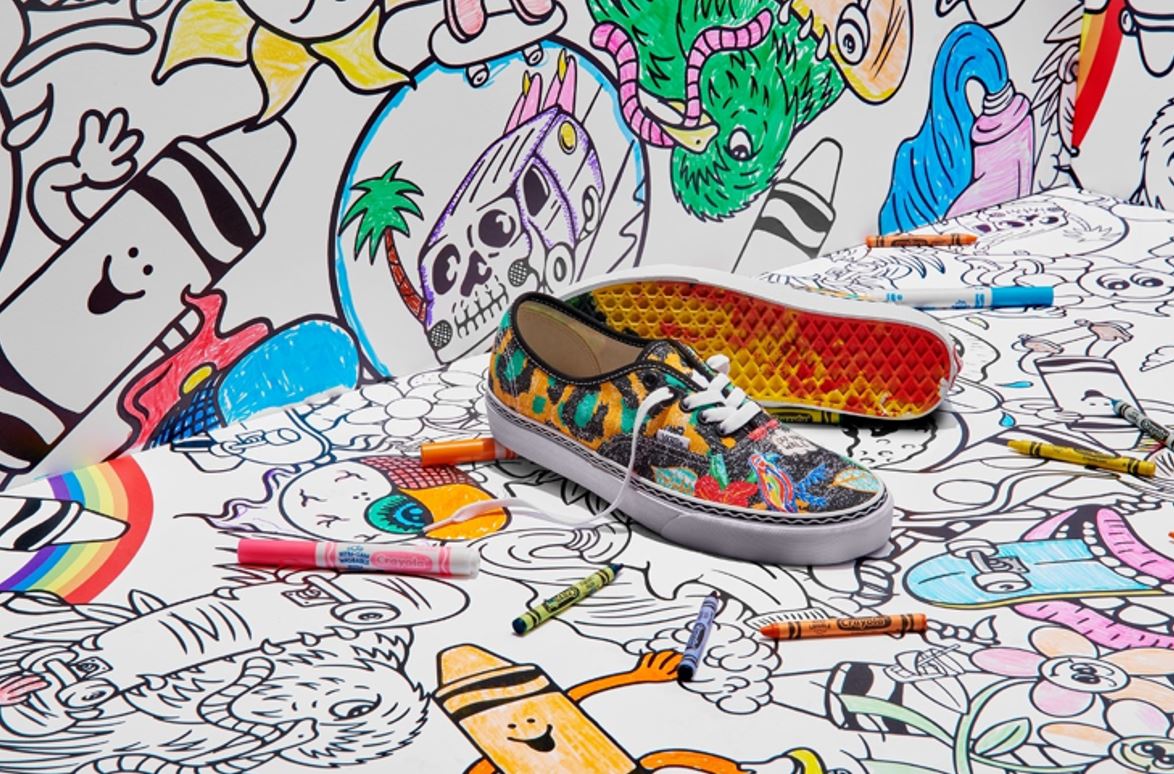 Vans y Crayola celebran el esp ritu de la creatividad con esta