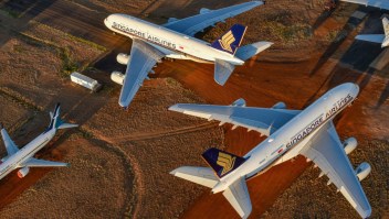 Aviones en tierra en Australia