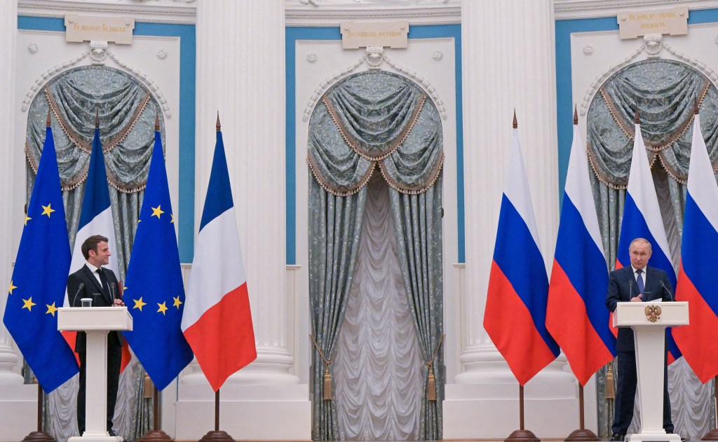 Los temas centrales de la reunión entre Putin y Macron