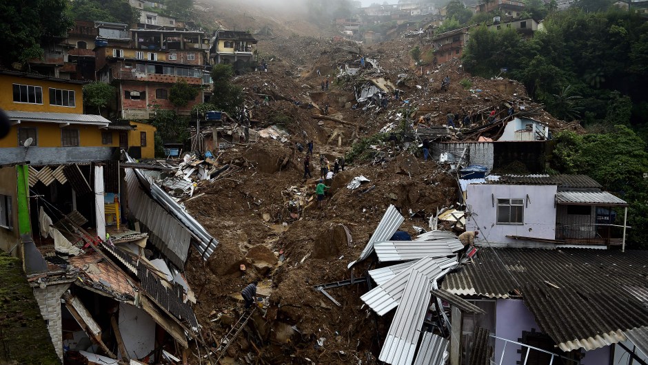 Graves inundaciones tras las lluvias en Río de Janeiro